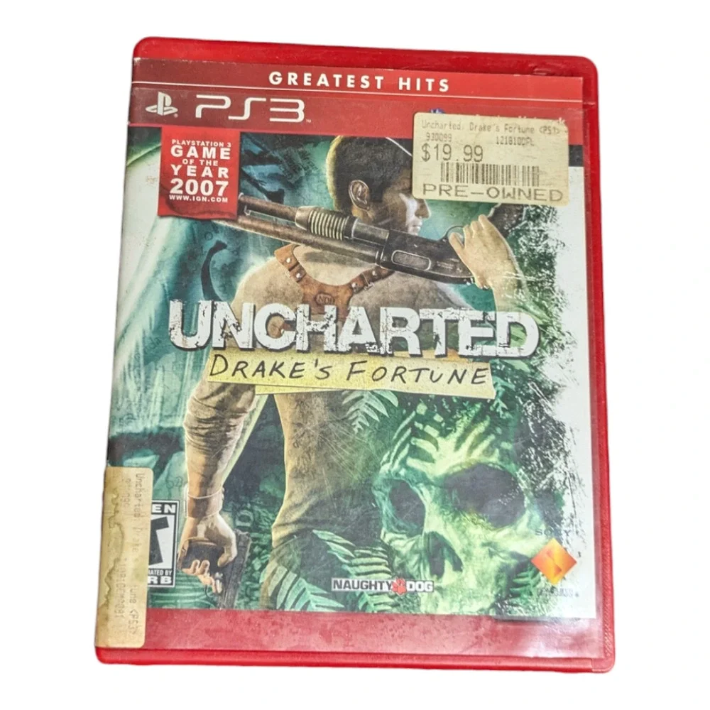 Uncharted - Drake's Fortune - PS3 PlayStation - Well Cared For